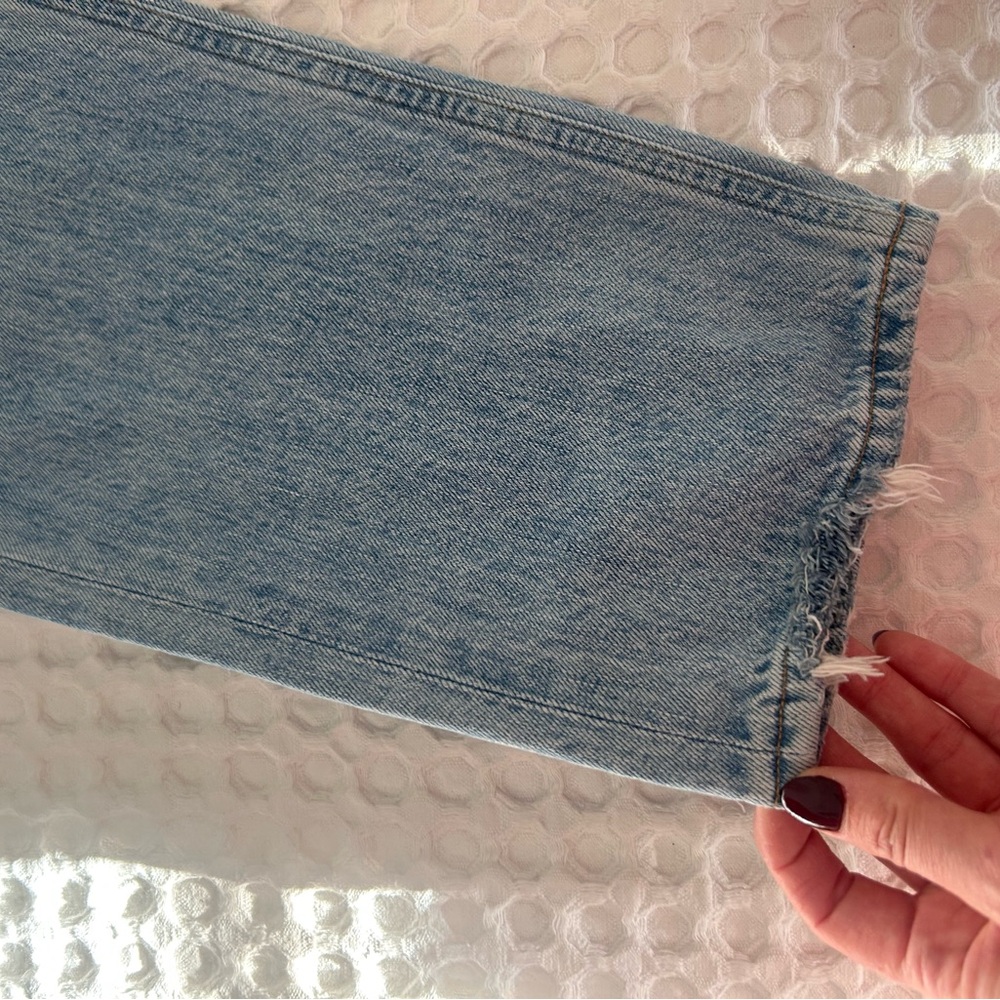 Agolde Classic Light Blue Jeans Size 22 (more like Size 25) - Picture 6 of 16